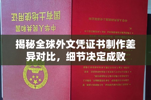 磐石揭秘全球外文凭证书制作差异对比，细节决定成败
